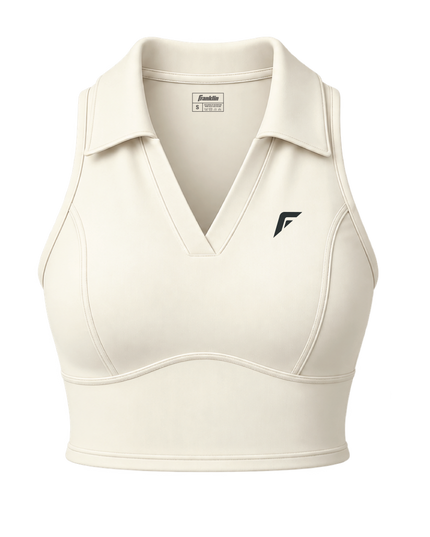 Franklin Female Sleeveless Collar Sportswear Set - Top