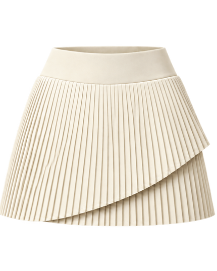 Sleeveless Collar Sportswear Set - Skirt