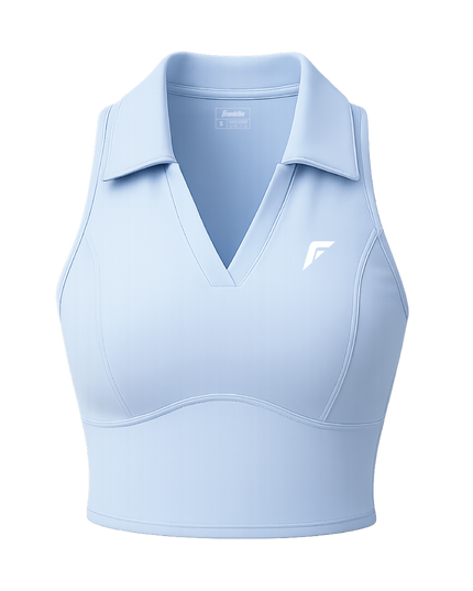 Franklin Female Sleeveless Collar Sportswear Set - Top