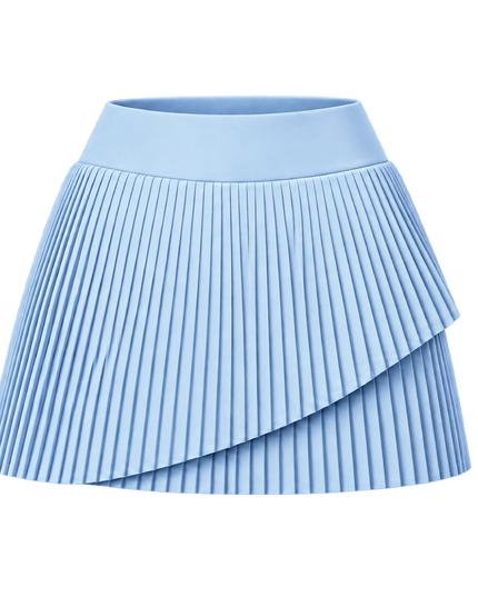 Sleeveless Collar Sportswear Set - Skirt