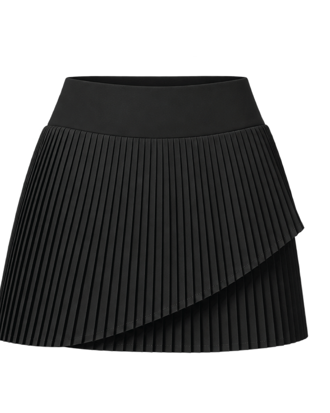 Sleeveless Collar Sportswear Set - Skirt
